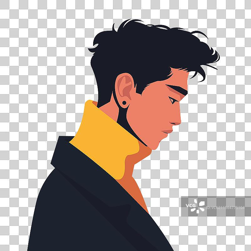 现代男人图标头像设计图片素材