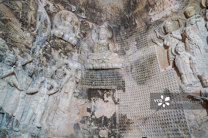 福建南平顺昌合掌岩万佛石窟图片素材
