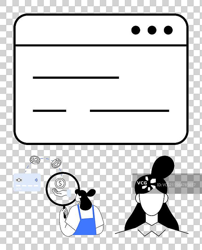 以电子支付为特色的金融交易分析图片素材