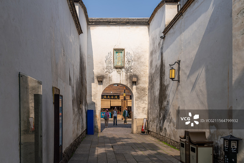 福建省福州市三坊七巷文儒坊的街道场景图片素材