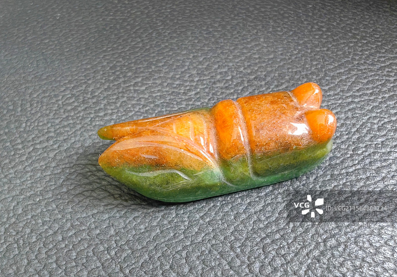 玉石玉蝉雕刻玉器文物翡翠和田玉图片素材