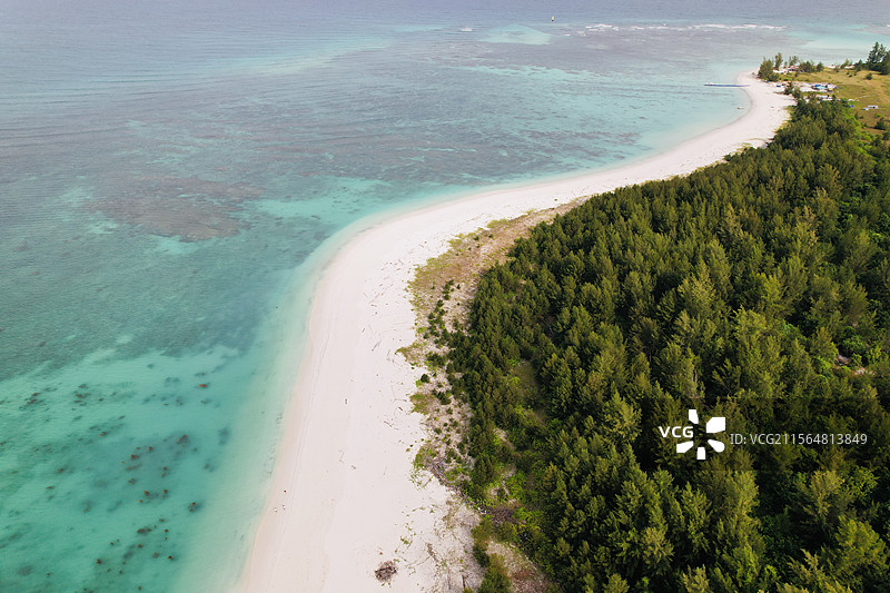 马来西亚航拍小岛图片素材