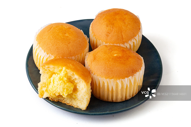 蛋黄派糕点图片素材