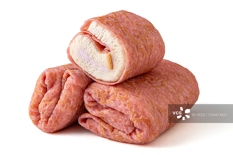 蛋皮吐司芋泥卷图片素材
