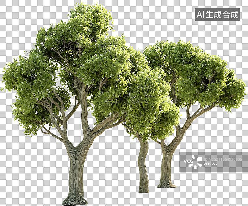 【AI数字艺术】树木图片素材