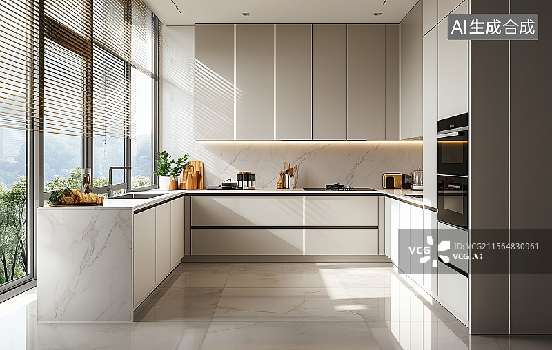 【AI数字艺术】厨房装饰效果图图片素材