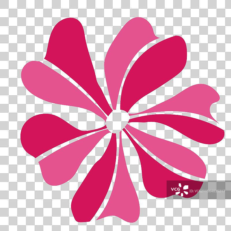 生态图标 粉色花朵 平面设计图片素材