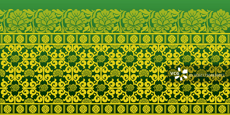 源自印度的民族纱丽设计图片素材