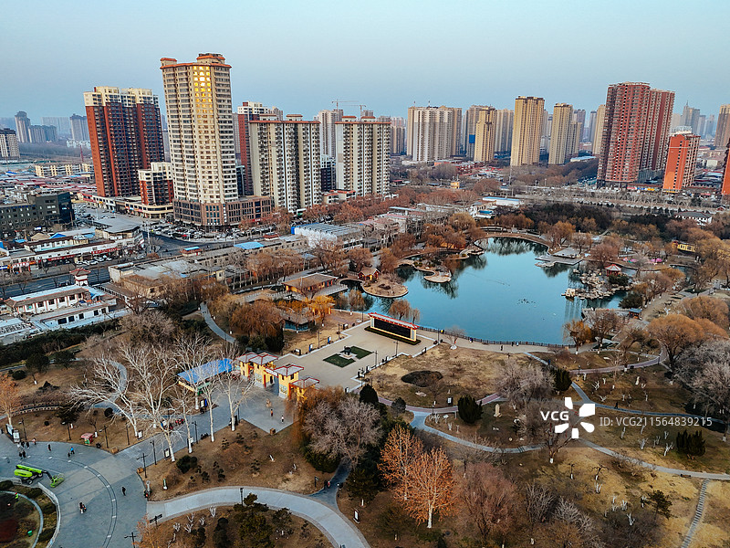 邯郸 丛台区 中华北大街 丛台公园 城市图片素材