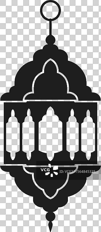 优雅的阿拉伯灯笼 传统伊斯兰风格图片素材