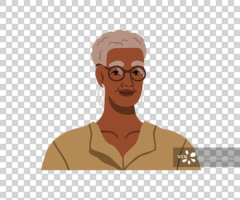 非洲裔美国女性头像肖像图片素材