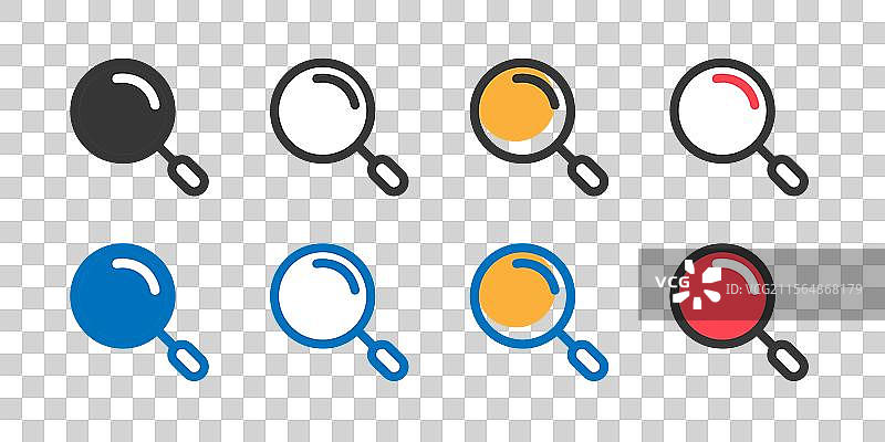 搜索图标按钮放大镜标志图片素材