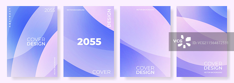 现代极简主义海报套装，垂直设计图片素材