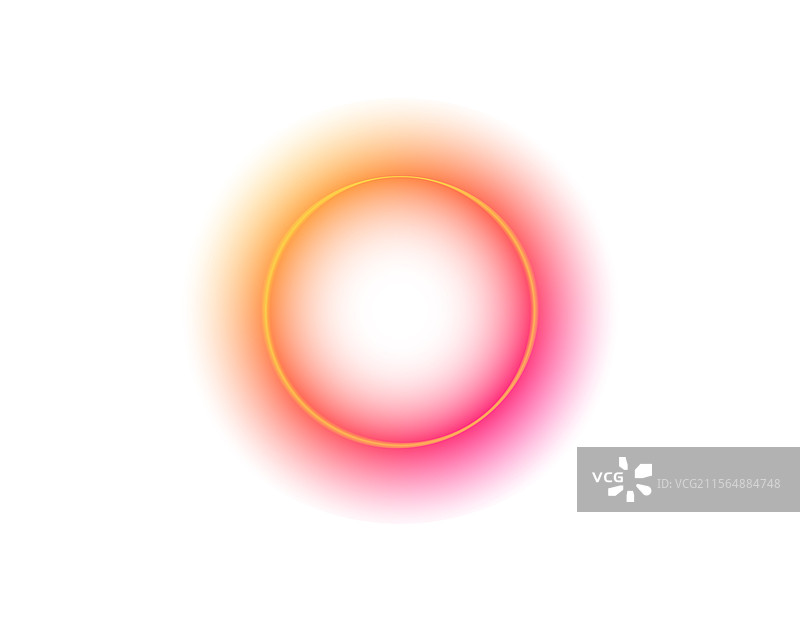 充满活力的渐变圆圈，带有明亮的粉色和图片素材