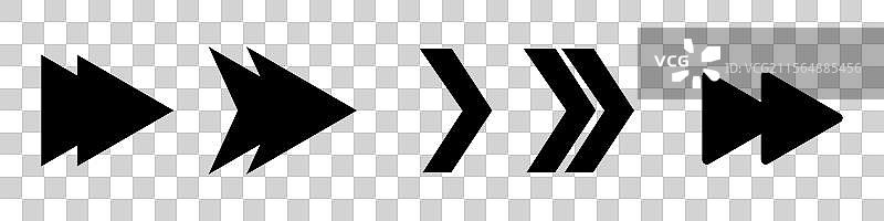 collection different arrows sign arrow icon set图片素材
