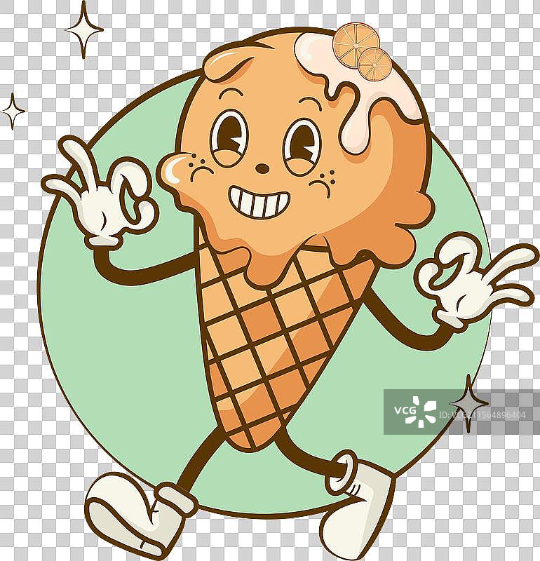 时髦的冰淇淋图片素材