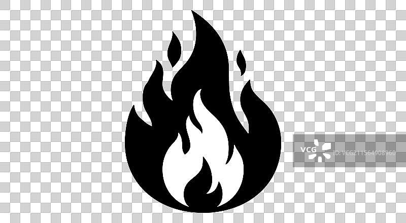 火焰篝火火焰图标图片素材