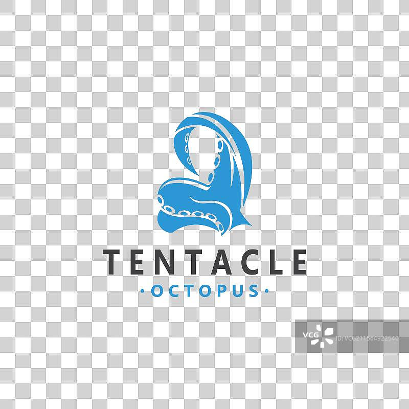 章鱼触手标志图像设计海洋动物图片素材
