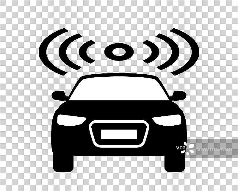 现代智能汽车图标图片素材