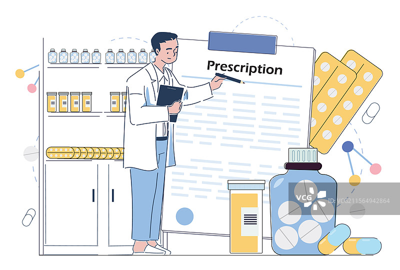 医生在开处方图片素材