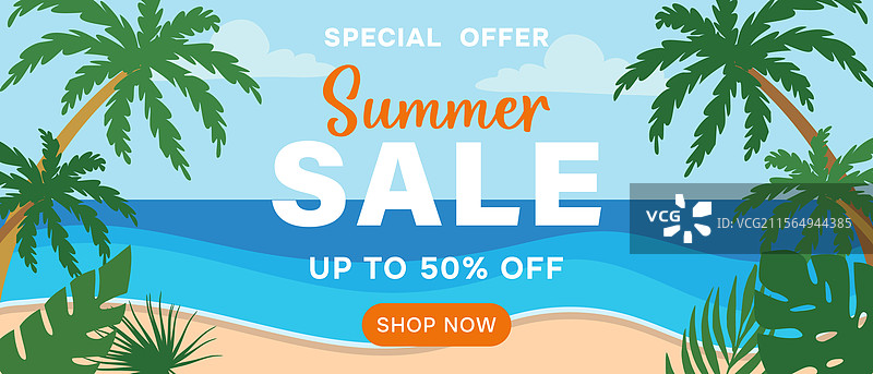 夏季促销设计的横幅旅游地图图片素材