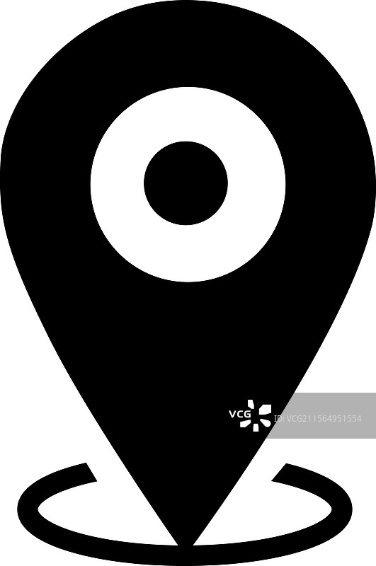 现代地图的创意位置图标图片素材