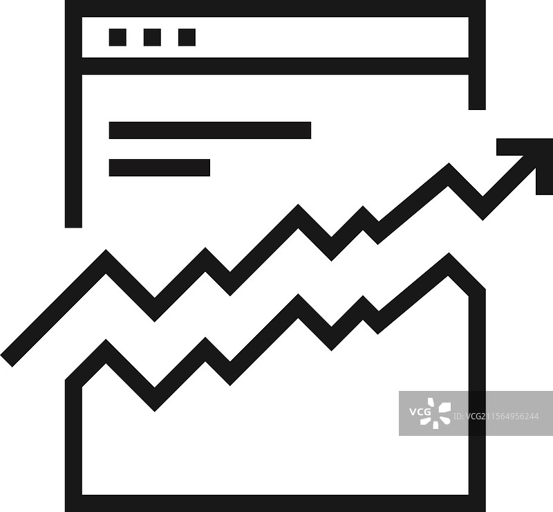 分析平面线条网页图标概念图片素材