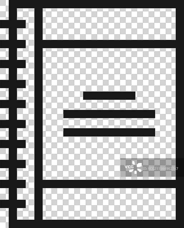 联系人列表扁平线网页图标概念图片素材