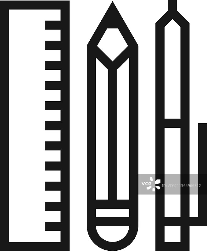 供应品扁平线条网页图标概念图片素材