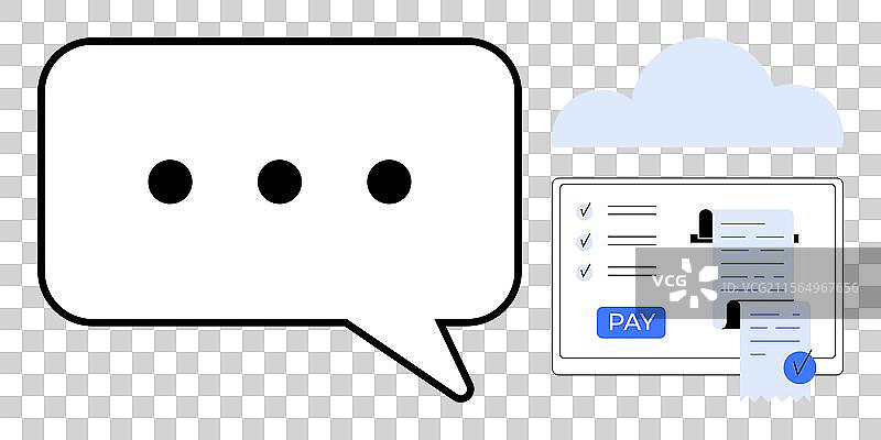 在线发票处理与数字化图片素材