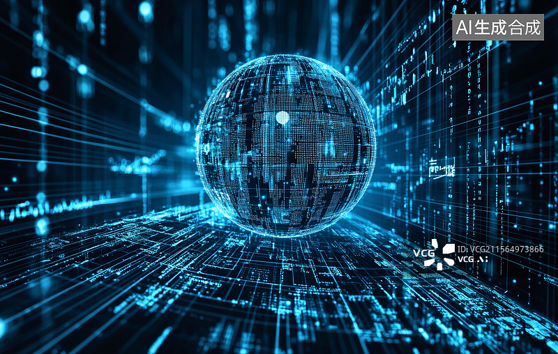 【AI数字艺术】数字地球全球经济国际金融世界贸易图片素材