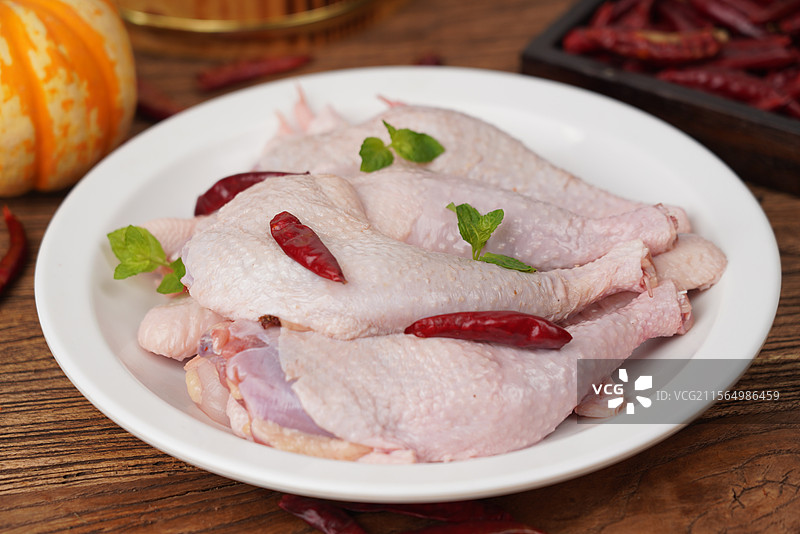 餐饮食材生鲜鸡零件大鸡腿图片素材