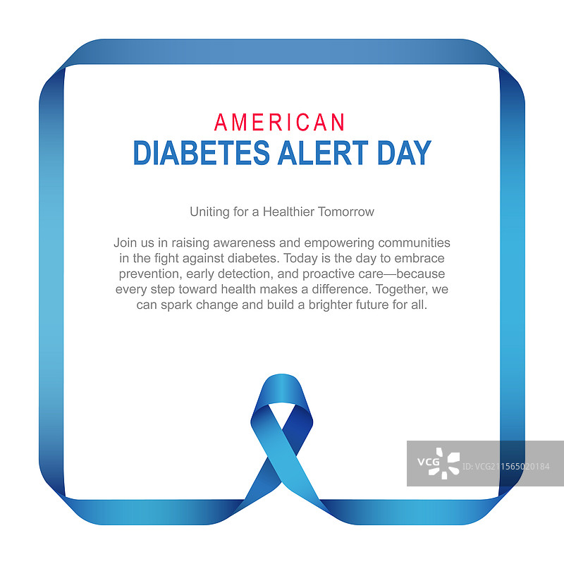 在美国糖尿病警报日赋能社区图片素材
