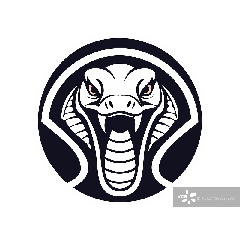 阿兹特克蛇形标志概念图片素材