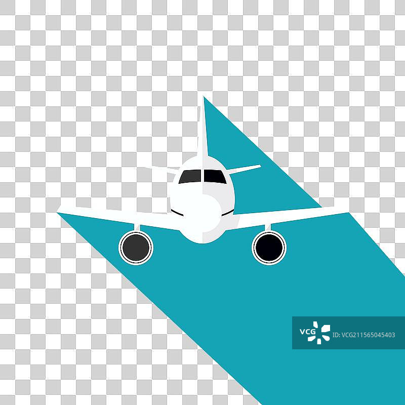 白色飞机图标图片素材