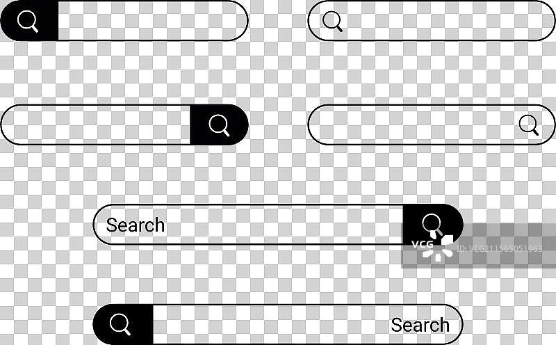搜索栏图标艺术网页设计符号图片素材