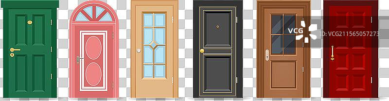 色彩斑斓的入口门图片素材