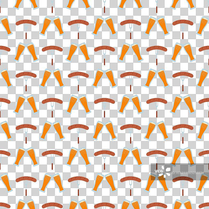 十月节无缝图案图片素材