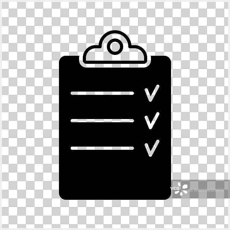 剪贴板图标，检查表单签名图片素材