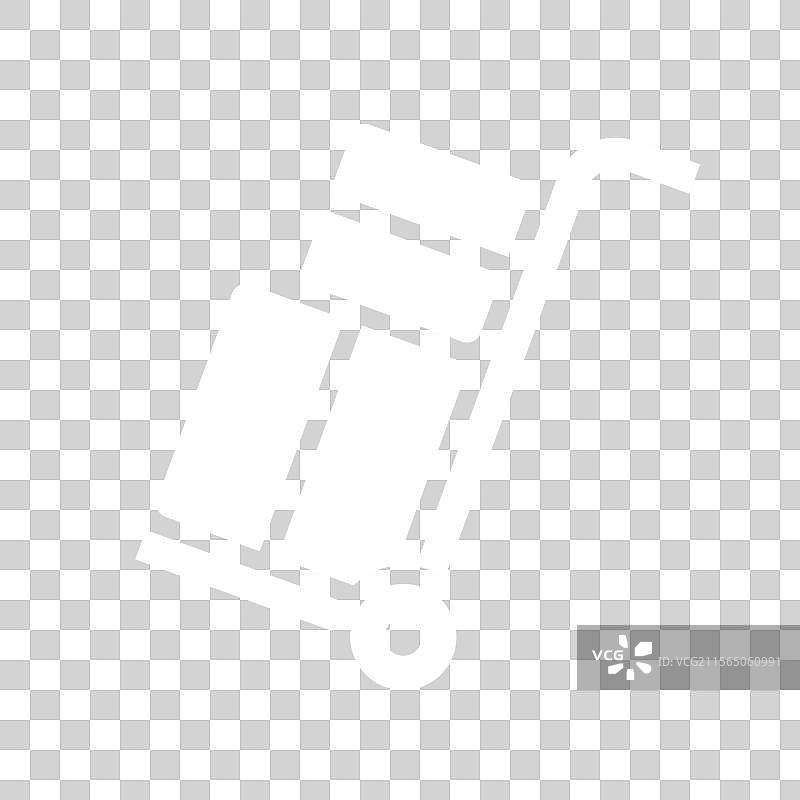 手推车图标行李推车标志图片素材