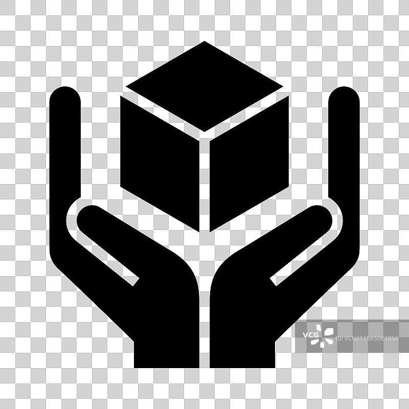 小心轻放标志 脆弱物品符号图片素材