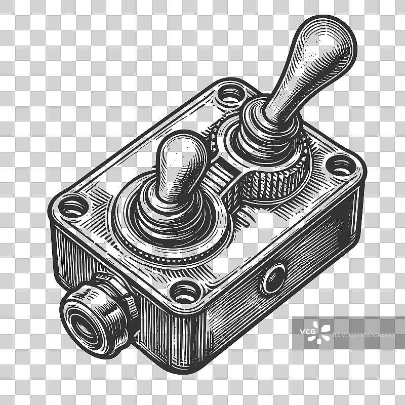 双重切换开关图片素材