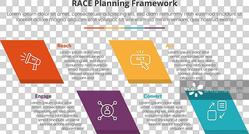 比赛框架信息图概念用于幻灯片图片素材