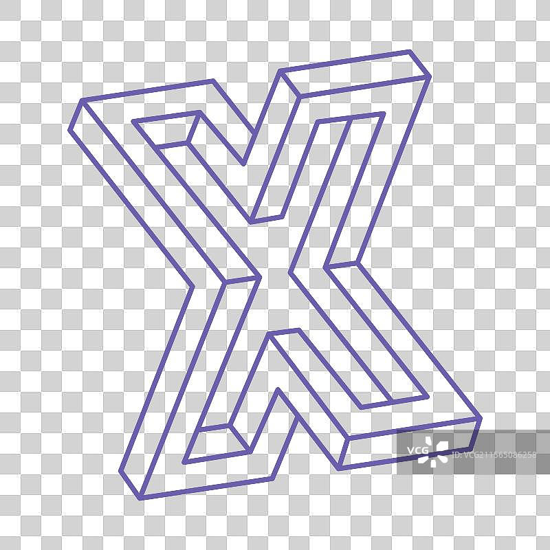 不可能的光学幻觉抽象背景图片素材