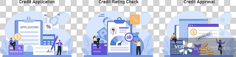 从申请开始导航信用环境图片素材