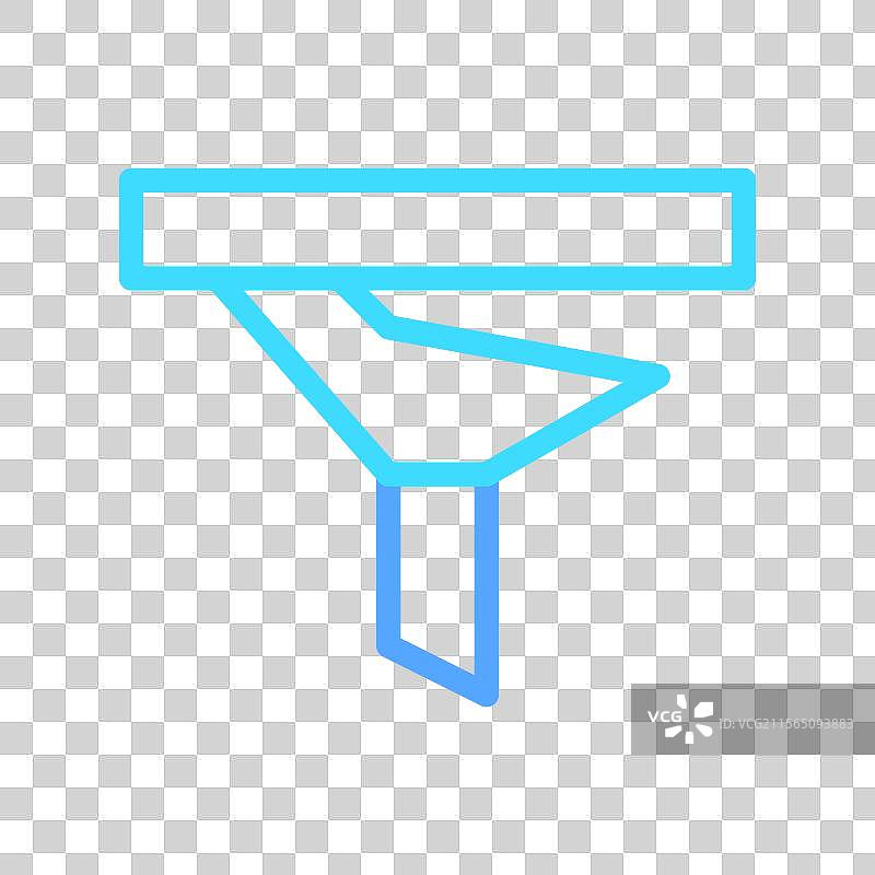 简单的数据过滤图标设计图片素材