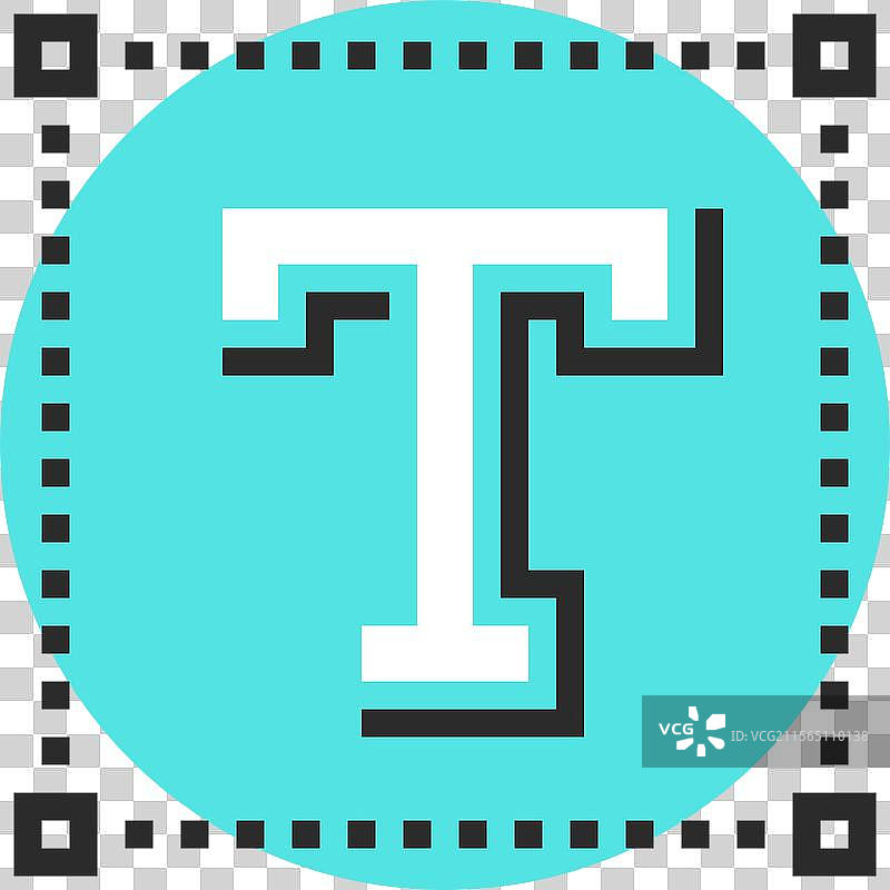 扁平线条风格的网页图标设计图片素材