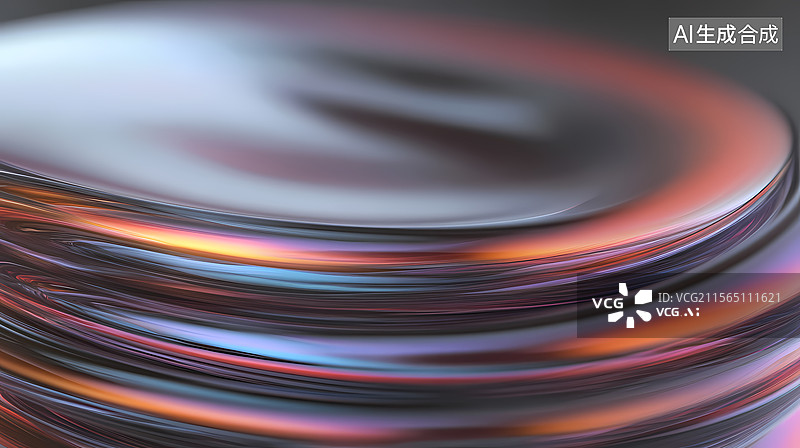 【AI数字艺术】彩色堆叠物体图片素材