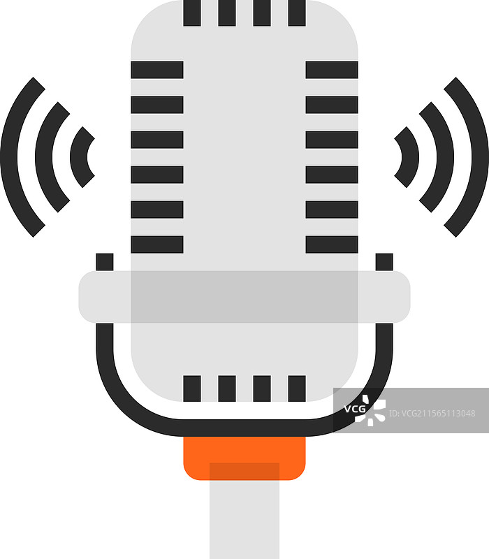 直播活动平面线条网页图标概念图片素材