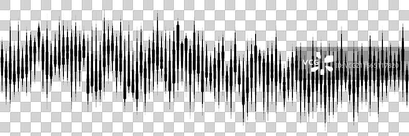 地震图或音频声波的线条纹理图片素材